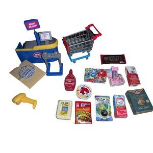 Toy Mini Brands Lot-  Food, Cart, Register